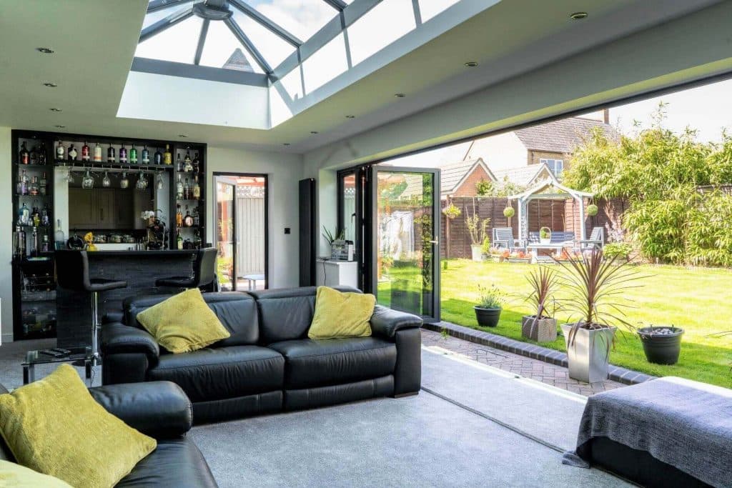 Single-storey rear extension in Leighton Buzzard — before