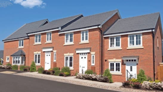 New build house in Wing — before
